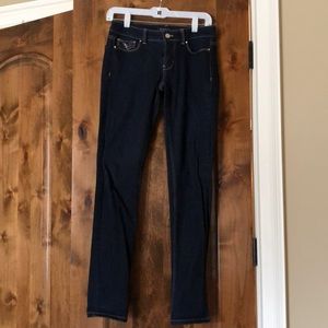 White House Black Market dark denim jeans